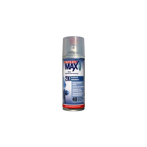 Spraymax 2k Klarlack Seidenmatt Spray 400 Ml