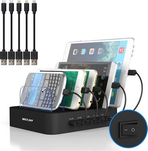 Multi Device Charging Station Mstjry Usb Charging Dock Switch Cell