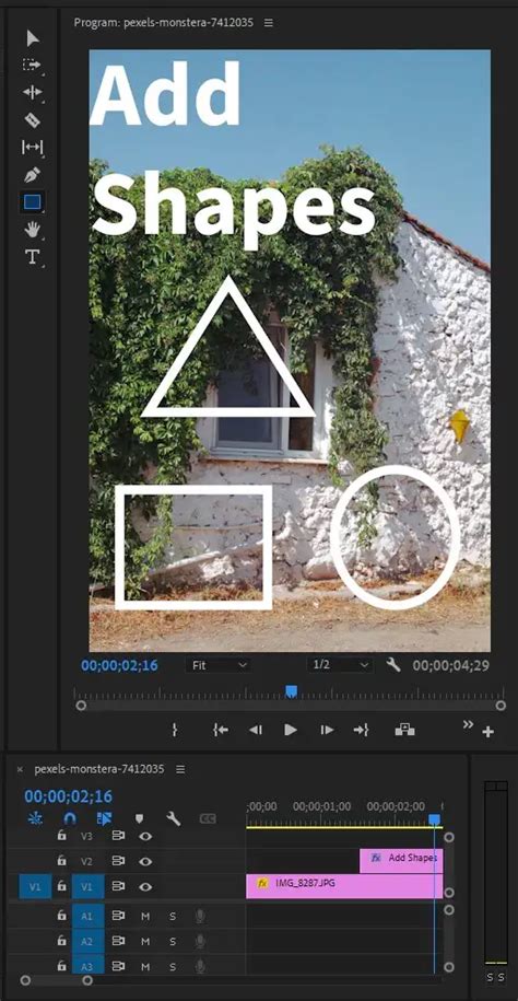 How To Add Shapes In Premiere Pro