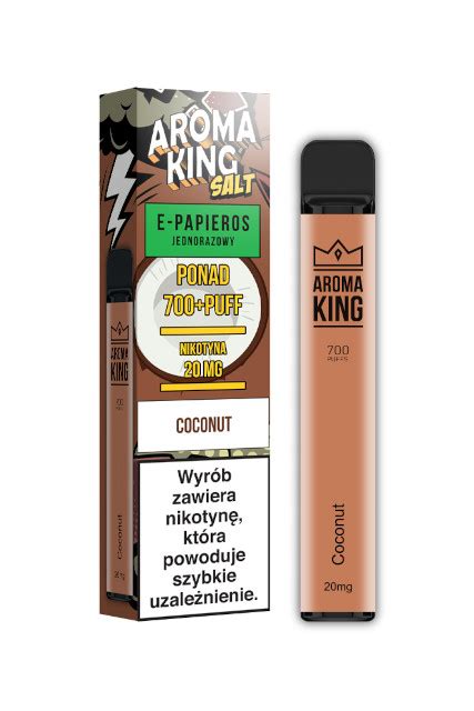 E Papieros Jednorazowy Aroma King Coconut Alechmura