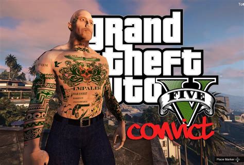 Dwayne The Rock Johnson Retexture Convict 1 0 Gta 5 Mod