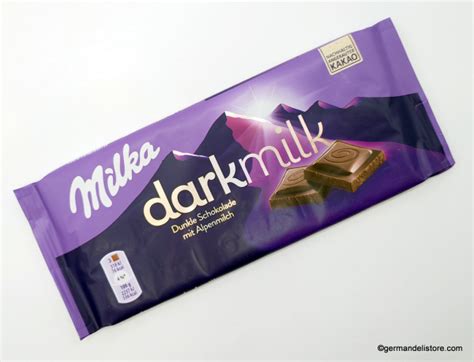 Milka Darkmilk Alpine Milk Chocolate Bar Germandelistore