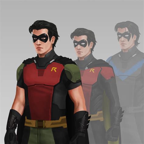 Artstation Robin Dick Grayson Concepts