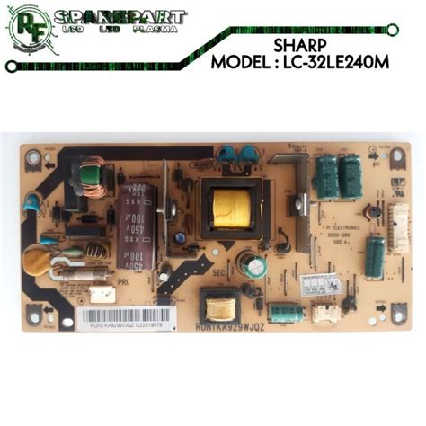 Psu Tv Sharp Lc Le M Power Supply Tv Sharp Lc Le M Lazada