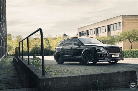 Where Space Meets Style: Black Bentley Bentayga Rocking Vossen Wheels ...