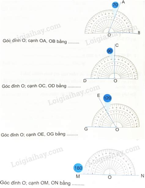 Giải Bài 7 Đo Góc đơn Vị đo Góc Tiết 1 Trang 24 25 Vở Bài Tập