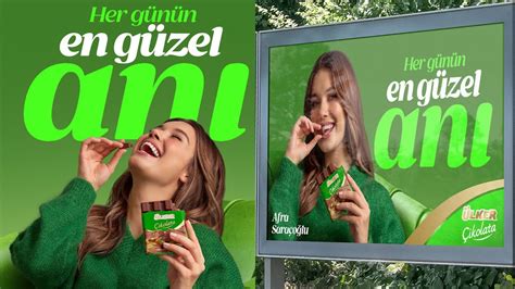 Ülker Çikolata x Afra Saraçoğlu Antep Fıstıklı Çikolatasının Reklam Ve