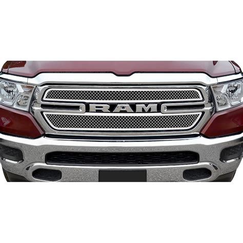 Chrome Mesh Grille 2019 2022 Ram 1500