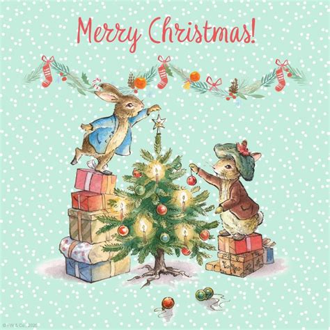 Pin By Tiina Proffitt On Quick Saves Christmas Card Art Peter Rabbit