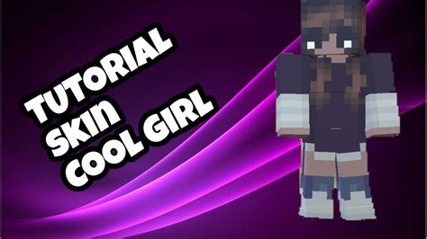 Tutorial Skin Cool Girl Pixel Gun D Skin Youtube