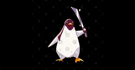 Penguin With Machete Penguin With Machete Sticker Teepublic