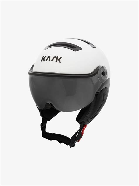 Kask White Piuma R Class Sport Ski Helmet Browns