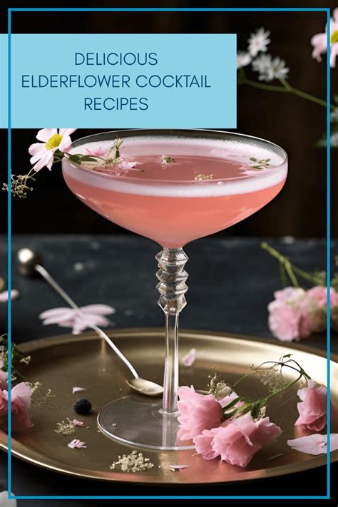 Delicious Elderflower Cocktail Recipes In 2024 Elderflower Cocktail