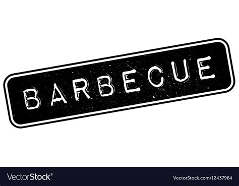 Barbecue Rubber Stamp Royalty Free Vector Image