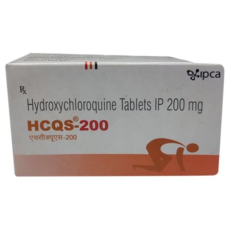 Hydroxychloroquine 200 Mg Tablet HCQs Ipca Laboratories Ltd