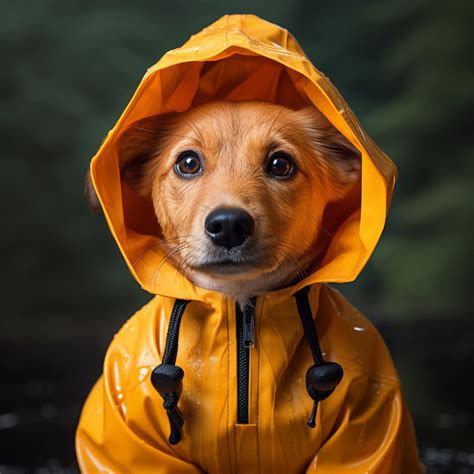 Melod A Suave De La Lluvia Para La Comodidad Del Perro Sentido Suave