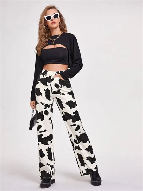 Why Are Cow Print Jeans So Popular The Streets Fashion And Music