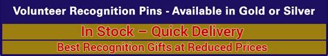 Volunteer Lapel Pins Touch The Heart