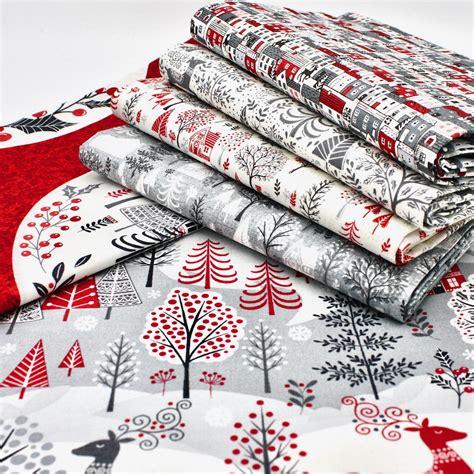 Makower Scandi Christmas Double Border