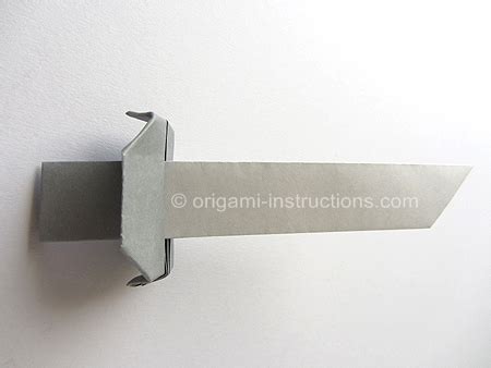 Easy Origami Sword Folding Instructions