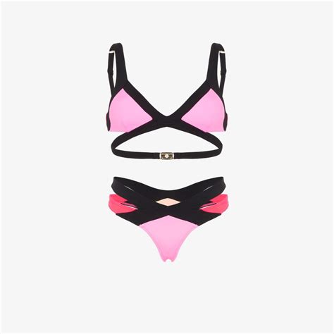 Agent Provocateur Mazzy Cutout Bikini Browns