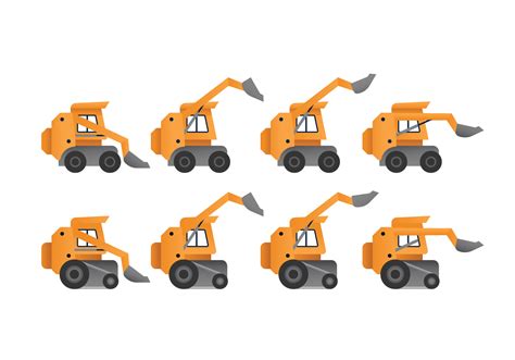 Free Skid Steer Vector 120907 Vector Art at Vecteezy