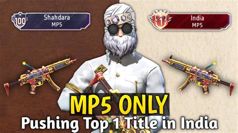 Pushing Top Mp Title In India Solo Br Rank Weopon Glory Push With