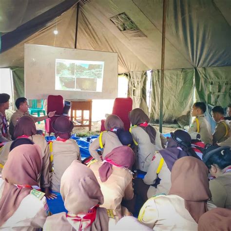 Pengenalan Geopark Merangin Jambi Kepada Peserta Raimuna Cabang