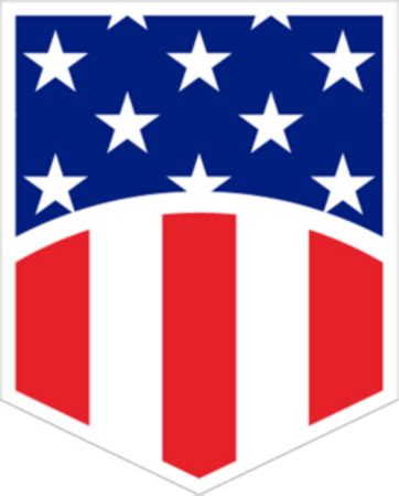 US Flag Shield Symbol Sticker