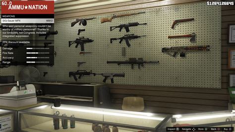 Grand Theft Auto 5 Weapons List