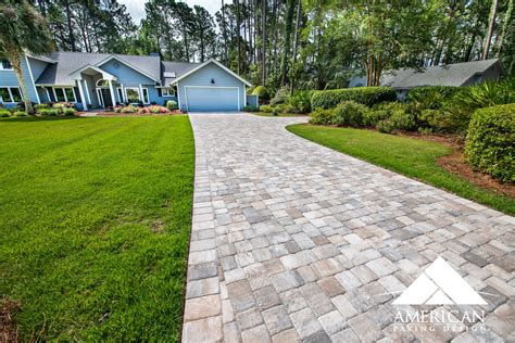 Driveway Designs: Budget Friendly Concrete Pavers — American Paving Design