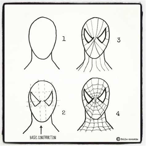 Dessine Spiderman