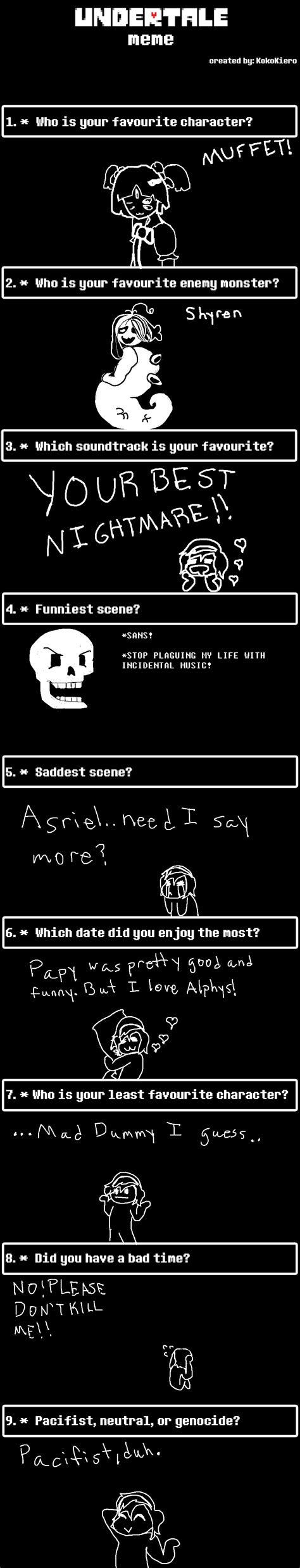 Undertale Meme By Yanderepimp On Deviantart