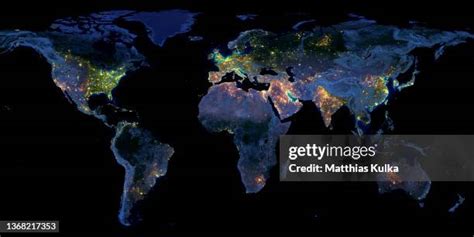 World Map Night View Photos and Premium High Res Pictures - Getty Images