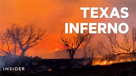 Massive Texas Fire Burns Out Of Control Razing Half A Million Acres Of Land Insider News