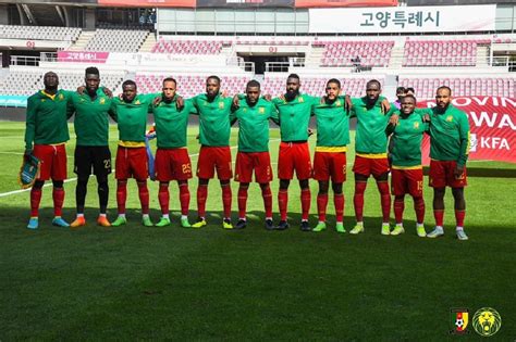 Mondial 2022 Les Lions Indomptables en amical face au Jamaïque le 9