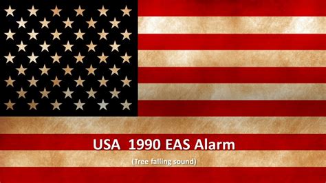 EAS Alarm YouTube USA 1990 EAS Alarm Tree Falling Sound YouTube