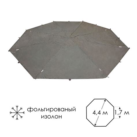 Теплый пол для палатки МФП-4 Берег, утепленный пол для зимней палатки ...
