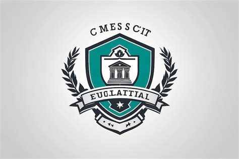 Premium Photo School Crest Logo Template