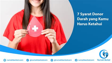 Syarat Donor Darah Yang Kamu Harus Ketahui Apa Saja