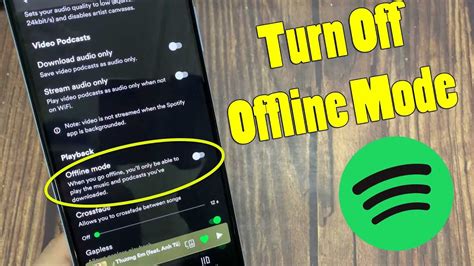 How To Turn Off Offline Mode On Spotify 2023 YouTube