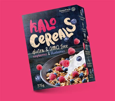 Sunny Farm Kalo Cereals Oats Cereal Packaging Food Box Packaging