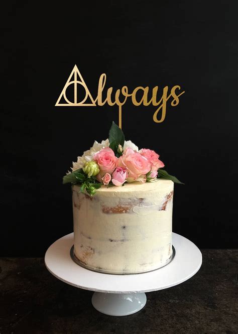 Harry Potter Cake Topper Harry Potter Wedding Cake Topper Etsy