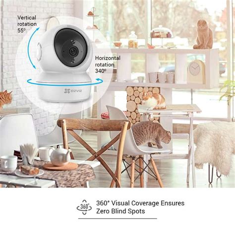 Ezviz C6n Pan And Tilt Smart Indoor Security Camera Home Motion Tracking