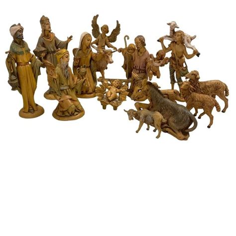 Vintage Holiday Vintage S S Depose Fontanini Manger Nativity Set