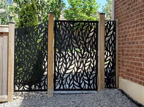 Laser Cut Decorative Aluminium Metal Sheet Fence Panel