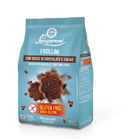 FROLLINI SENZA GLUTINE CON CACAO E GOCCE DI CIOCCOLATO Senza Glutine