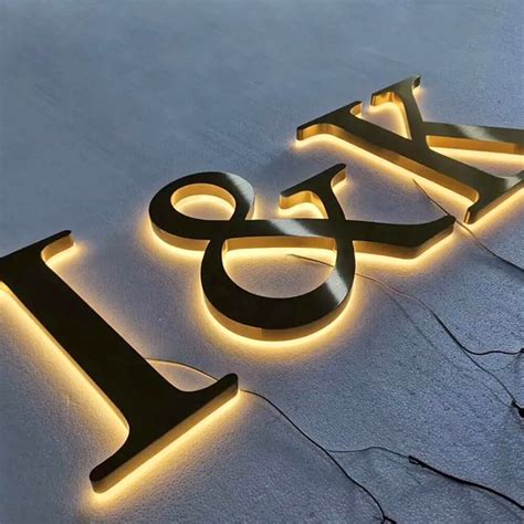 Backlit Outdoor Sign Letters Dimensional letters Led Letters ...