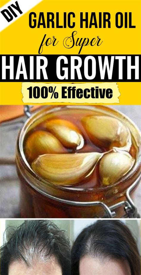 Diy Garlic Hair Oil For Super Hair Growth And Regrow Your Hair