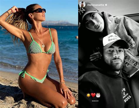 Matteo La Nueva Novia De Berrettini Melissa Satta Le Desea Un Feliz